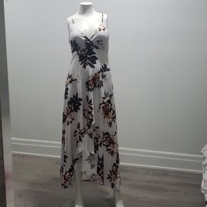 Floral High Low Dress
